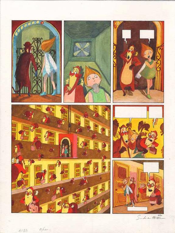 p14 - Sandrine Revel - Aquarelle et mine de plomb sur papier - 150