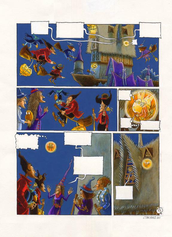 p12 - Cécile Chicault - Encre de Chine et encre de couleur sur papier - 138