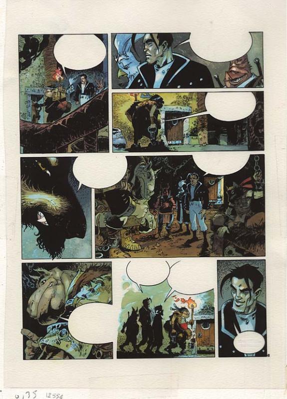 p18 + bleu - Fabrice Meddour - Encre de Chine - 118