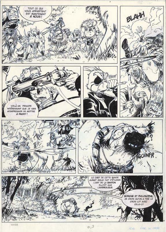 p10 + bleu - Fabrice Meddour - Encre de Chine - 116