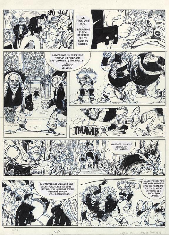 p13 + bleu - Fabrice Meddour - Encre de Chine - 114