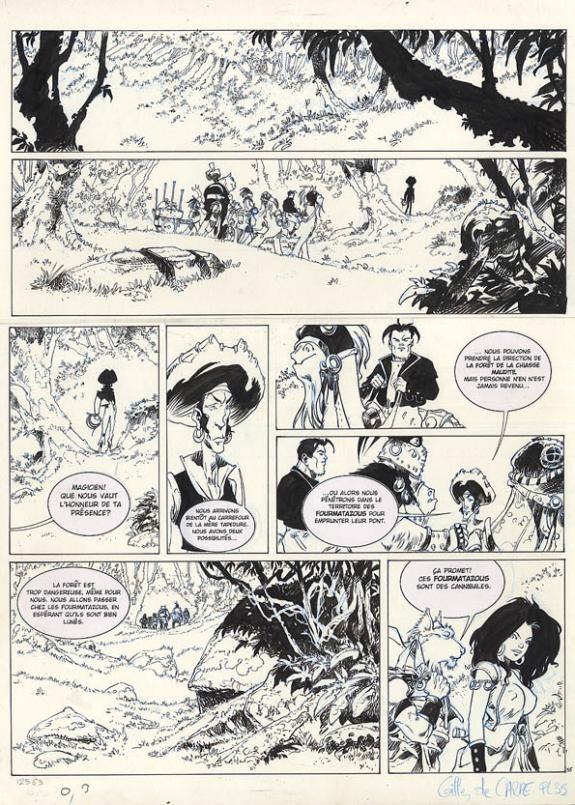 p35 + bleu - Fabrice Meddour - Encre de Chine - 112