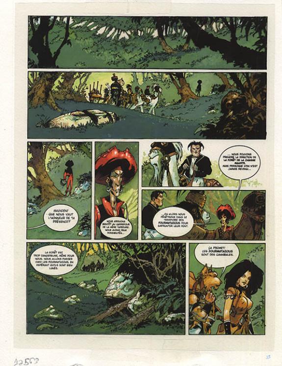 p35 + bleu - Fabrice Meddour - Encre de Chine - 112