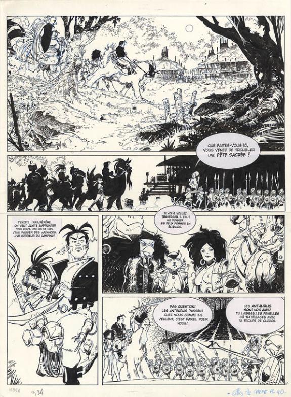 p40 + bleu - Fabrice Meddour - Encre de Chine - 111