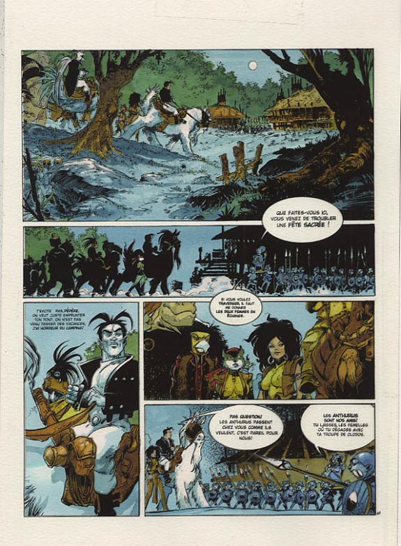 p40 + bleu - Fabrice Meddour - Encre de Chine - 111