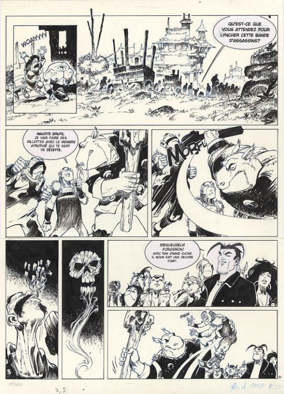 p30 + bleu - Fabrice Meddour - Encre de Chine - 110