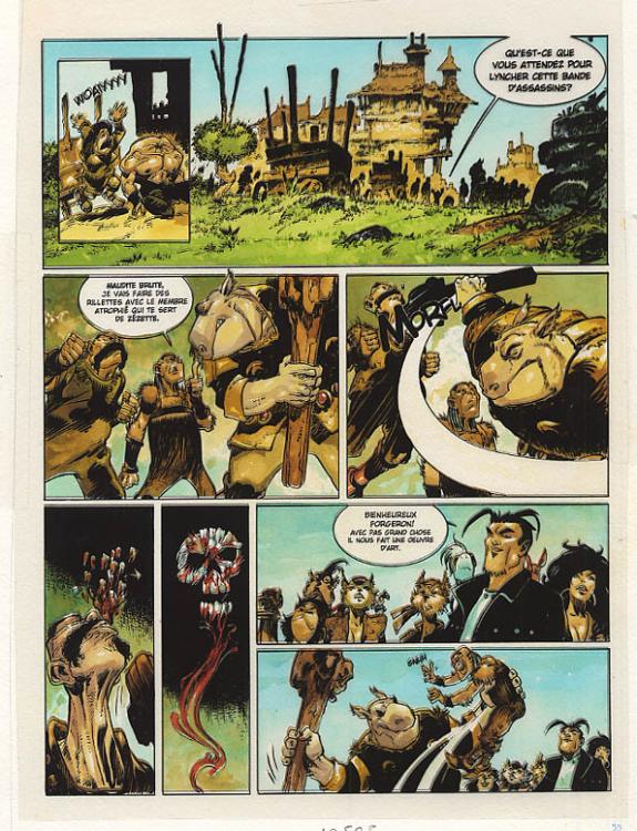 p30 + bleu - Fabrice Meddour - Encre de Chine - 110