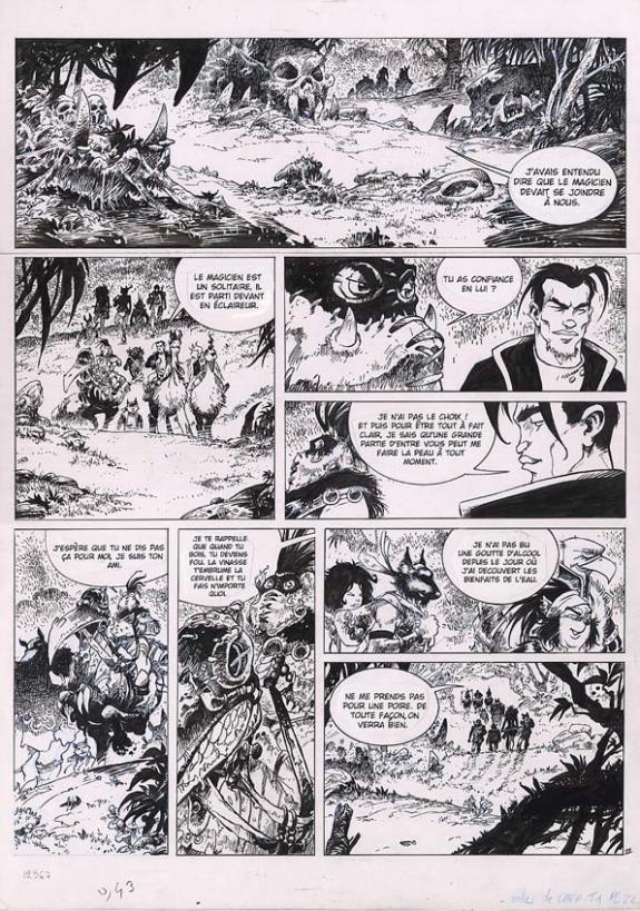 p22 + bleu - Fabrice Meddour - Encre de Chine - 109