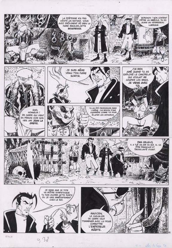 p19 + bleu - Fabrice Meddour - Encre de Chine - 108