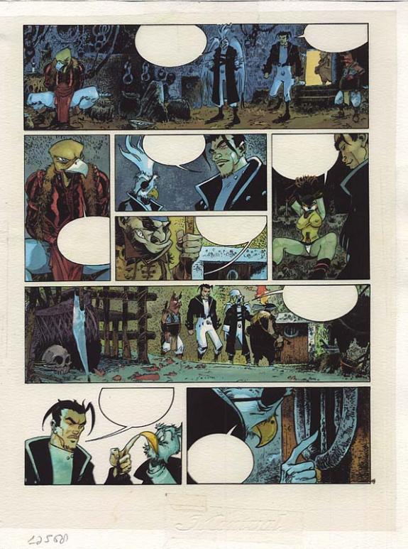 p19 + bleu - Fabrice Meddour - Encre de Chine - 108