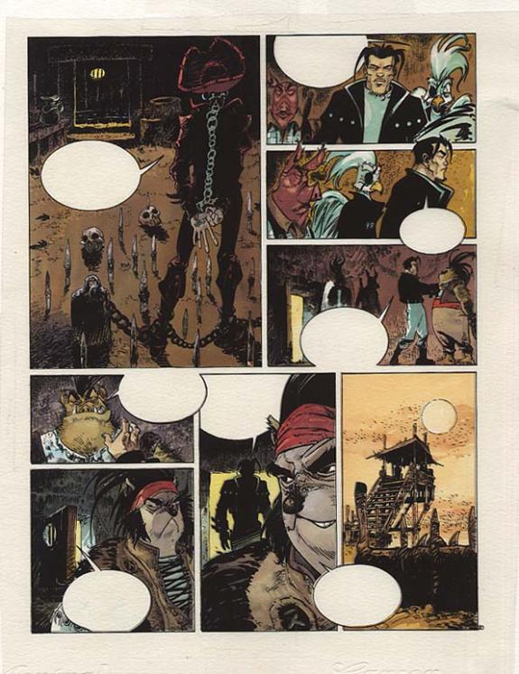 p20 + bleu - Fabrice Meddour - Encre de Chine - 107