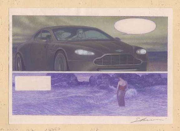 homme et voiture et femme - Didier Eberoni - 90