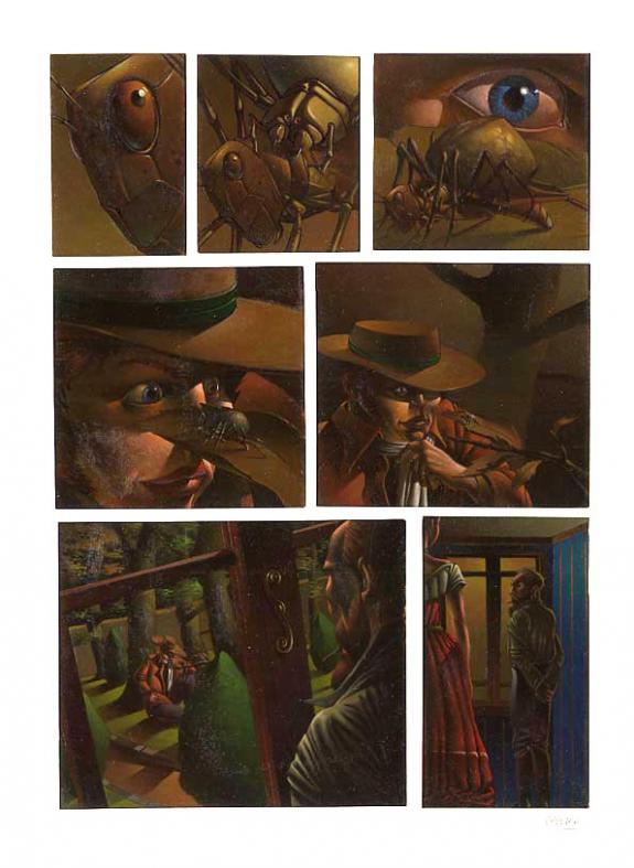 p inconnue depot - Jean-François Cellier - Encre de couleur sur papier - 73