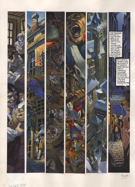 p17 depot - Jean-François Cellier - Encre de couleur sur papier - 71