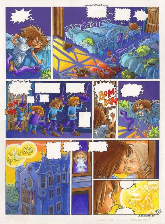 p06 - Cécile Chicault - Encre de Chine et encre de couleur sur papier - 60