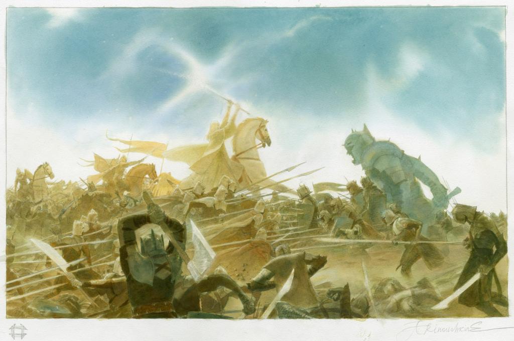 Gandalf le blanc - Andréï Arinouchkine - Aquarelle sur papier - 2368