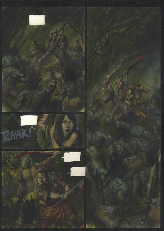 p28 - Jean-François Martinez - Encre de Chine et encre de couleur sur papier - 262