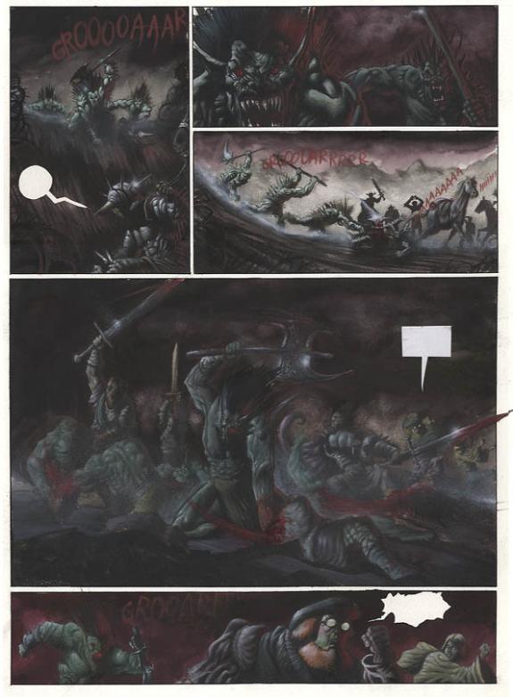 p09 - Jean-François Martinez - Encre de Chine et encre de couleur sur papier - 266