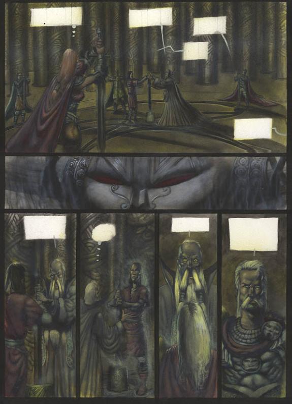 p44 - Jean-François Martinez - Encre de Chine et encre de couleur sur papier - 267