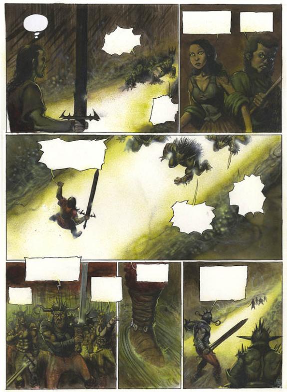 p16 - Jean-François Martinez - Encre de Chine et encre de couleur sur papier - 268