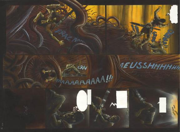 p07 - Jean-François Martinez - Encre de Chine et encre de couleur sur papier - 271