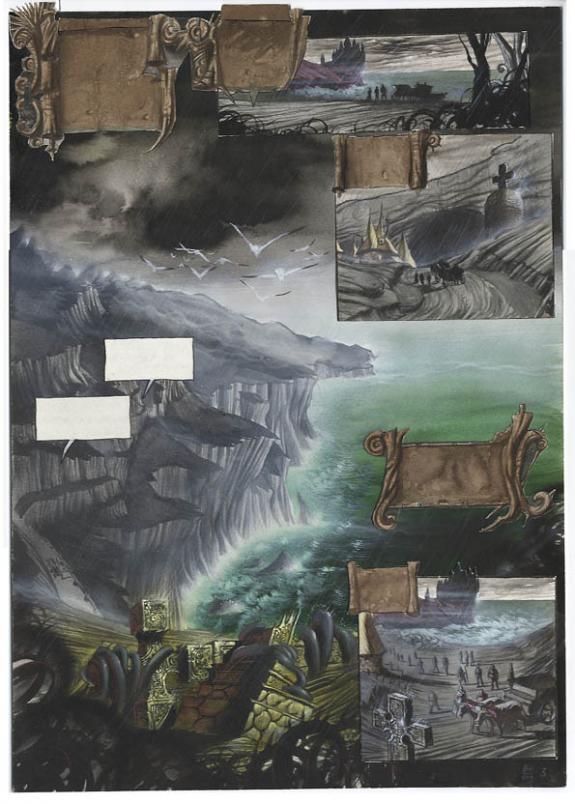 p03 - Jean-François Martinez - Encre de Chine et encre de couleur sur papier - 272