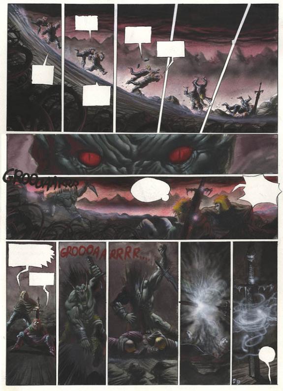 p10 - Jean-François Martinez - Encre de Chine et encre de couleur sur papier - 275