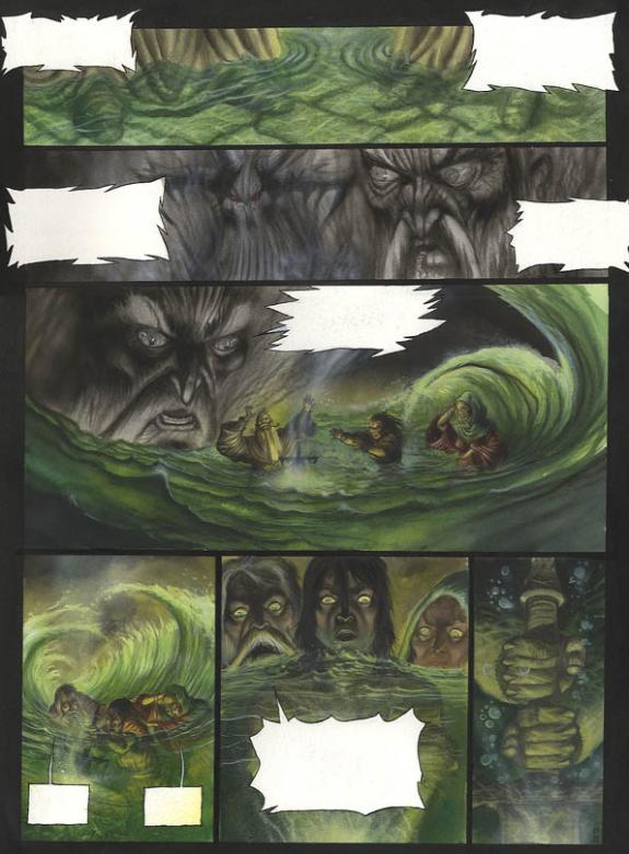 p31 - Jean-François Martinez - Encre de Chine et encre de couleur sur papier - 278