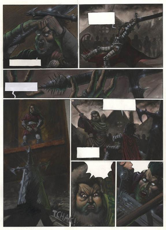 p17 - Jean-François Martinez - Encre de Chine et encre de couleur sur papier - 280