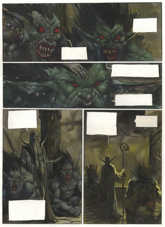 p01 - Jean-François Martinez - Encre de Chine et encre de couleur sur papier - 282