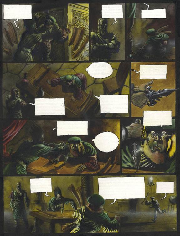 p07 - Jean-François Martinez - Encre de Chine et encre de couleur sur papier - 284