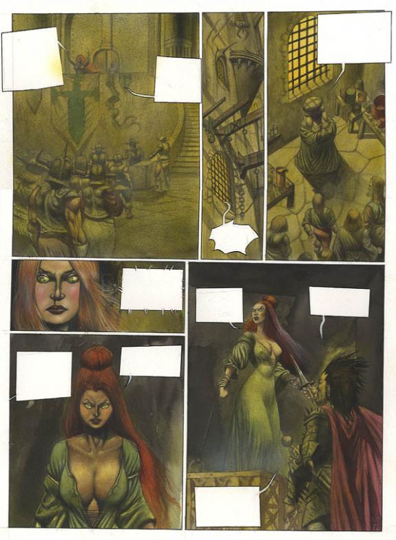 p40 - Jean-François Martinez - Encre de Chine et encre de couleur sur papier - 285