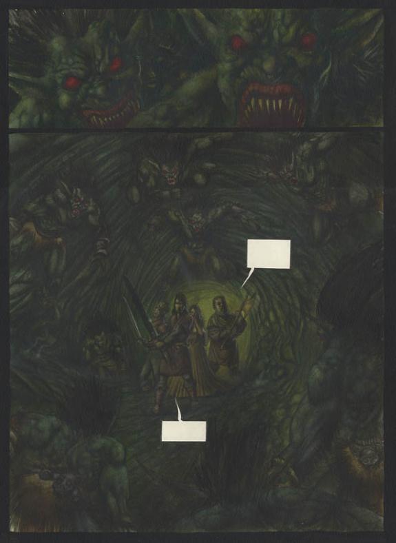 p27 - Jean-François Martinez - Encre de Chine et encre de couleur sur papier - 286