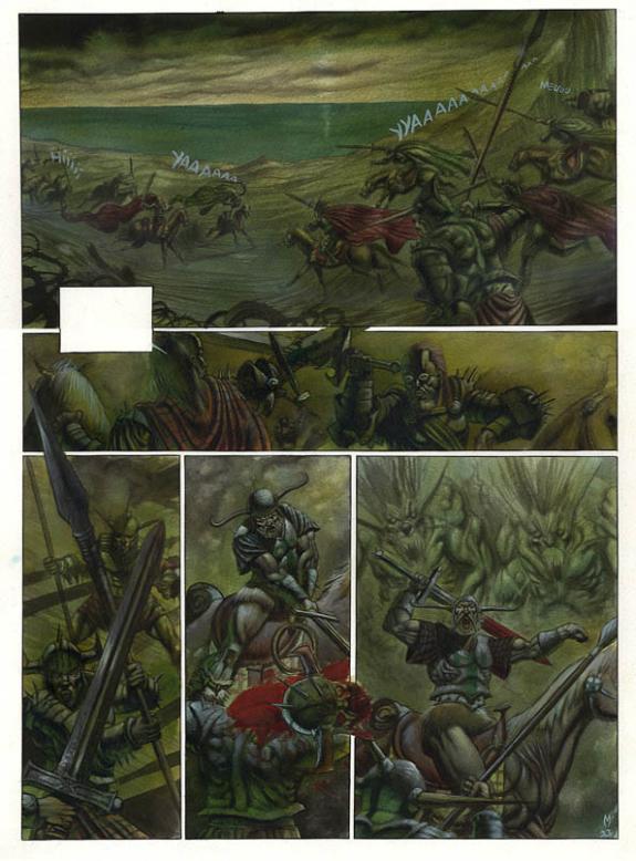 p23 - Jean-François Martinez - Encre de Chine et encre de couleur sur papier - 287