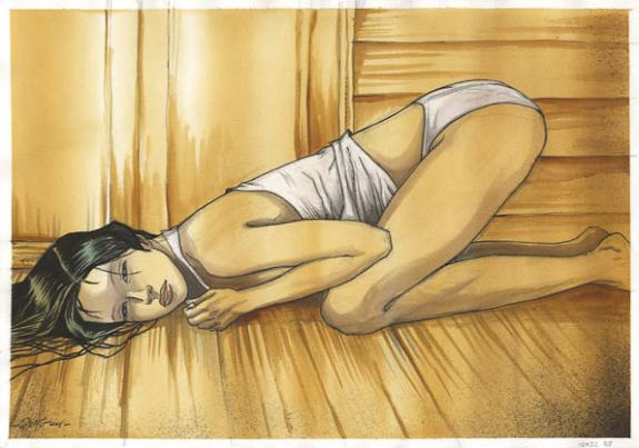 femme couchée - Jung - 289