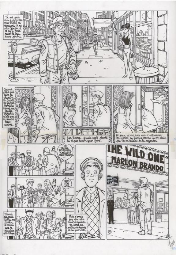 p17 sur calque+bleu+un crayonné - Fred Simon - 303