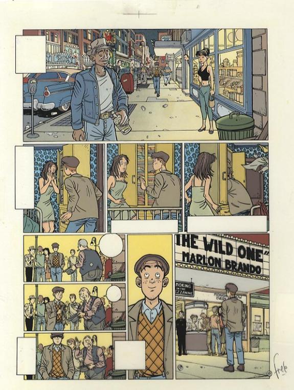 p17 sur calque+bleu+un crayonné - Fred Simon - 303