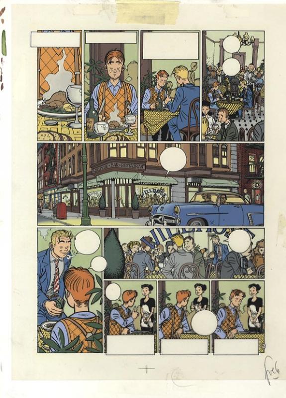 p16 sur calque +bleu+un crayonné - Fred Simon - 305