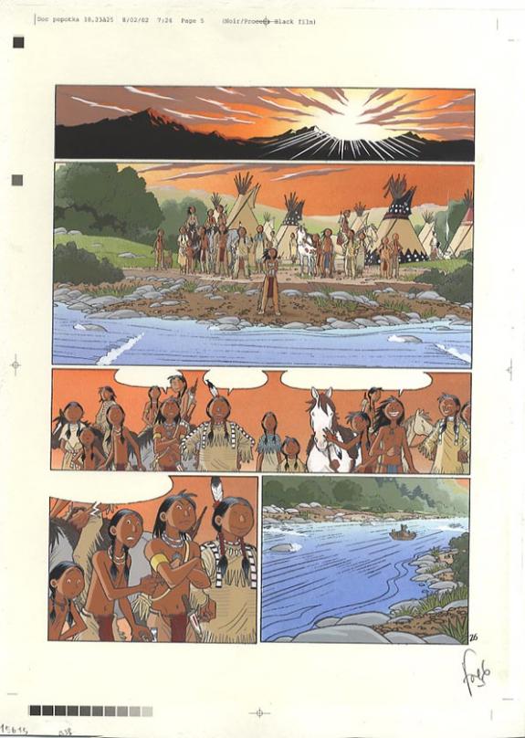 p26 planche + crayonnée - Fred Simon - 327