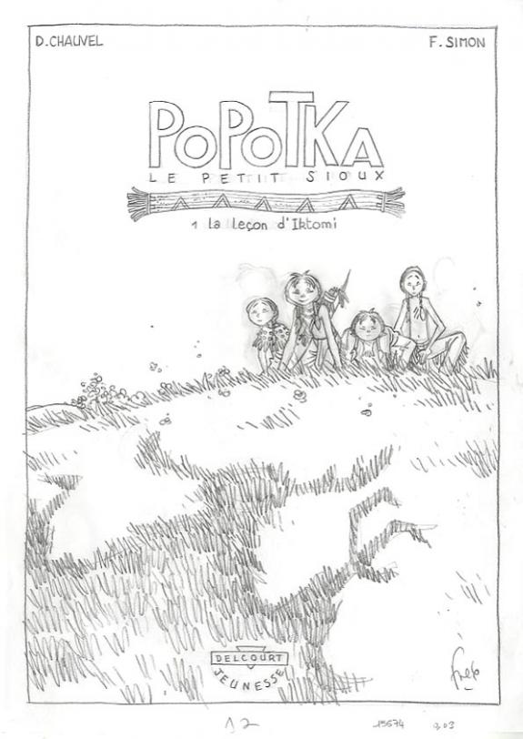 projet de  couverture t1 - Fred Simon - 348