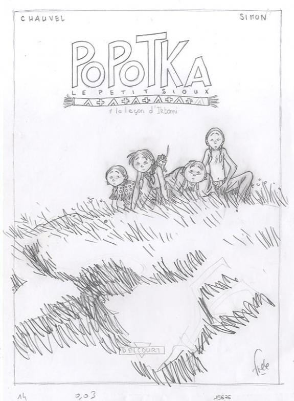 projet de couverture t1 - Fred Simon - 350