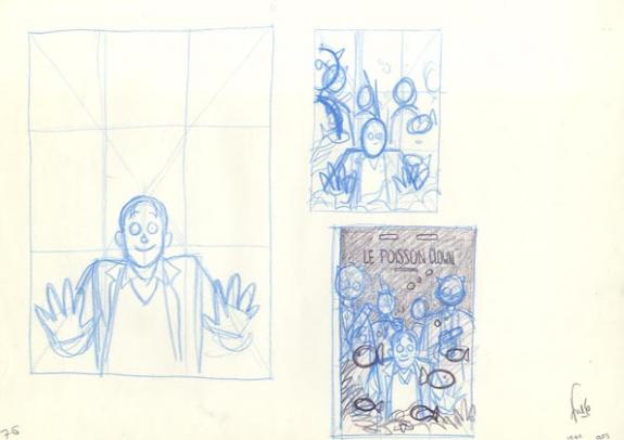 étude de couverture t1 - Fred Simon - 369