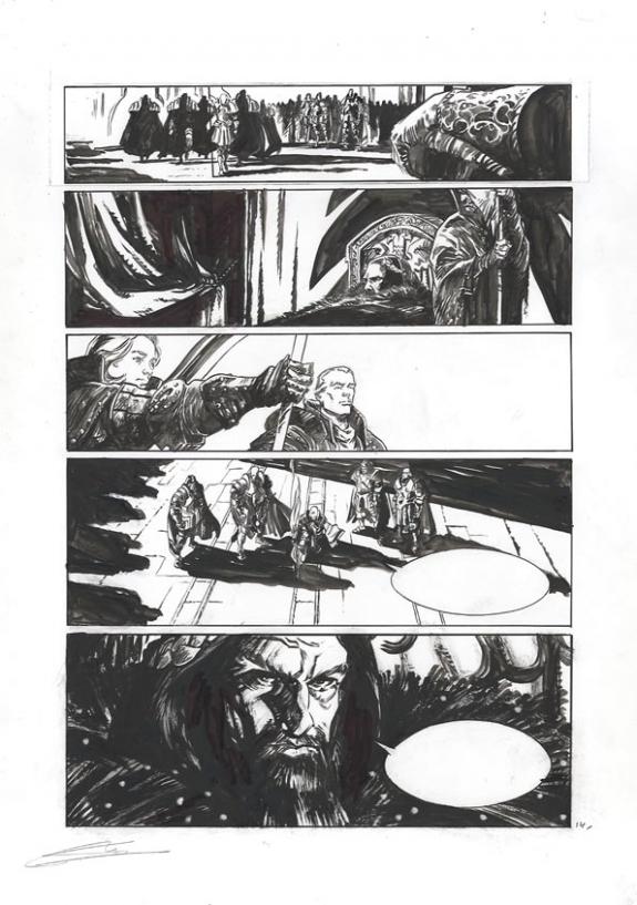 p14 - Robin Recht - Feutre et encre de Chine sur papier - 407