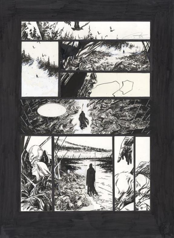 pas de numéro de page - Robin Recht - Feutre et encre de Chine sur papier - 411