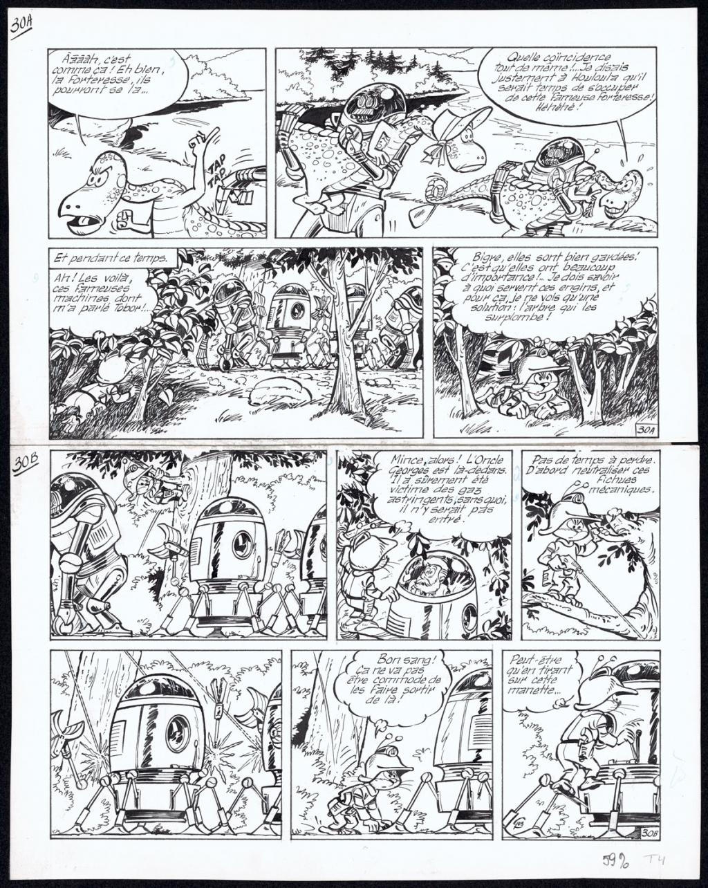 planche originale 30 - Roland Gos - Encre de Chine sur papier - 4440