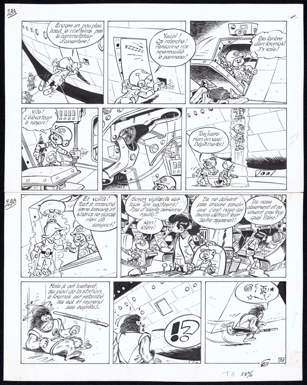 planche originale 29 - Roland Gos - Encre de Chine sur papier - 4441