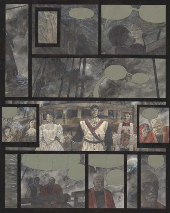 p43 - Alberto Varanda - Gouache et encre de Chine - 249