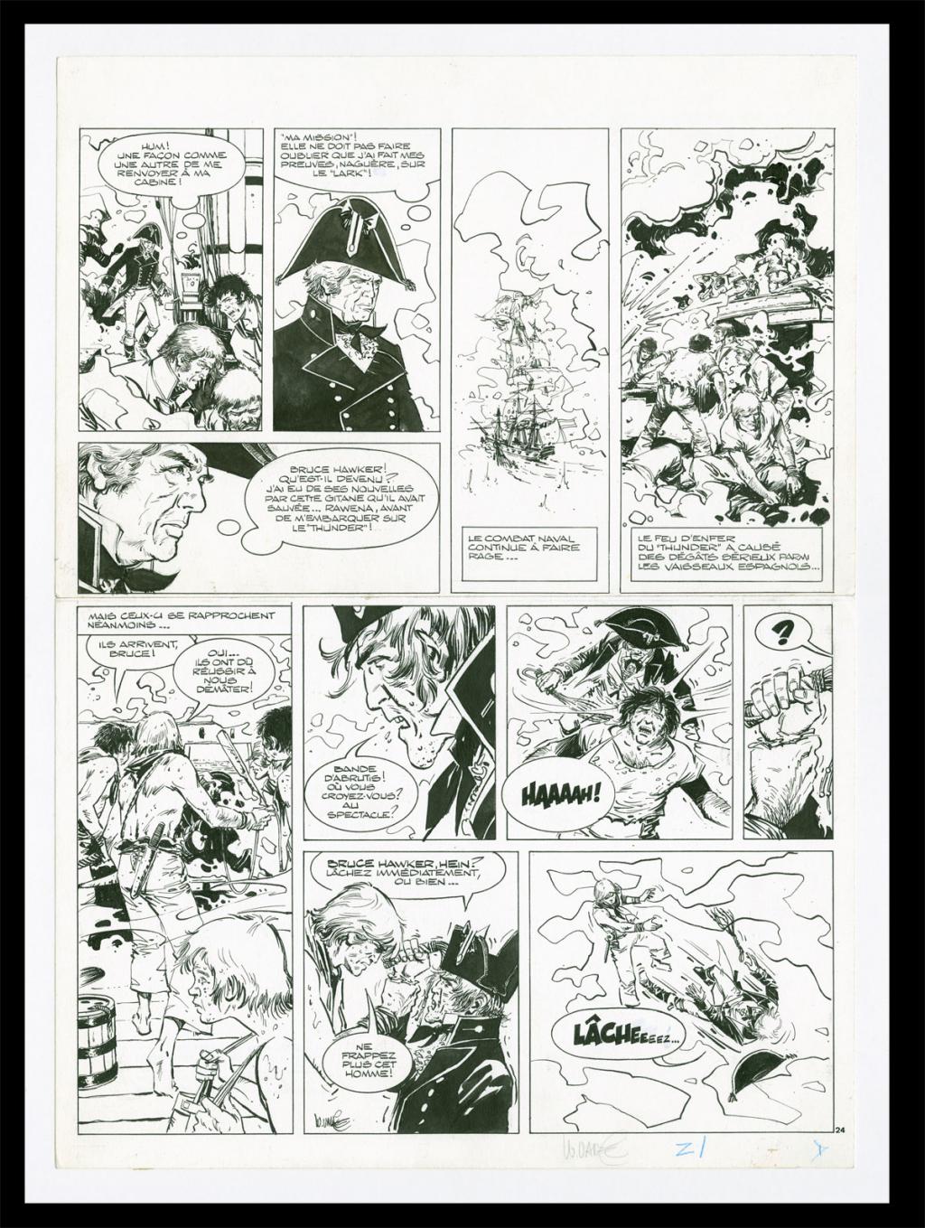 Planche originale n°24 - William Vance - Encre de Chine sur papier - 5605