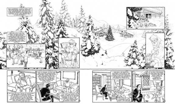 double page 24-25 + n/b - Béatrice Tillier - 466