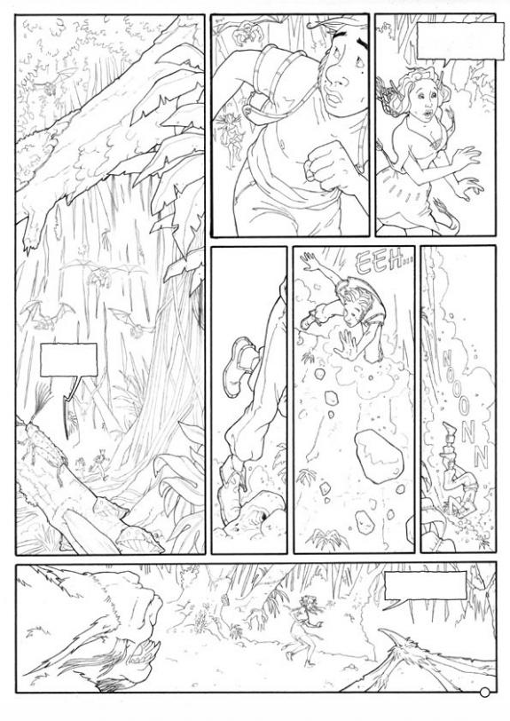 p36 +n/b - Olivier Brazao - Encre de couleur sur papier - 520